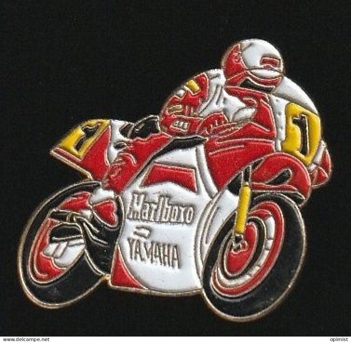 77583-Pin's-Moto.Yamaha.Marlboro. - Motos