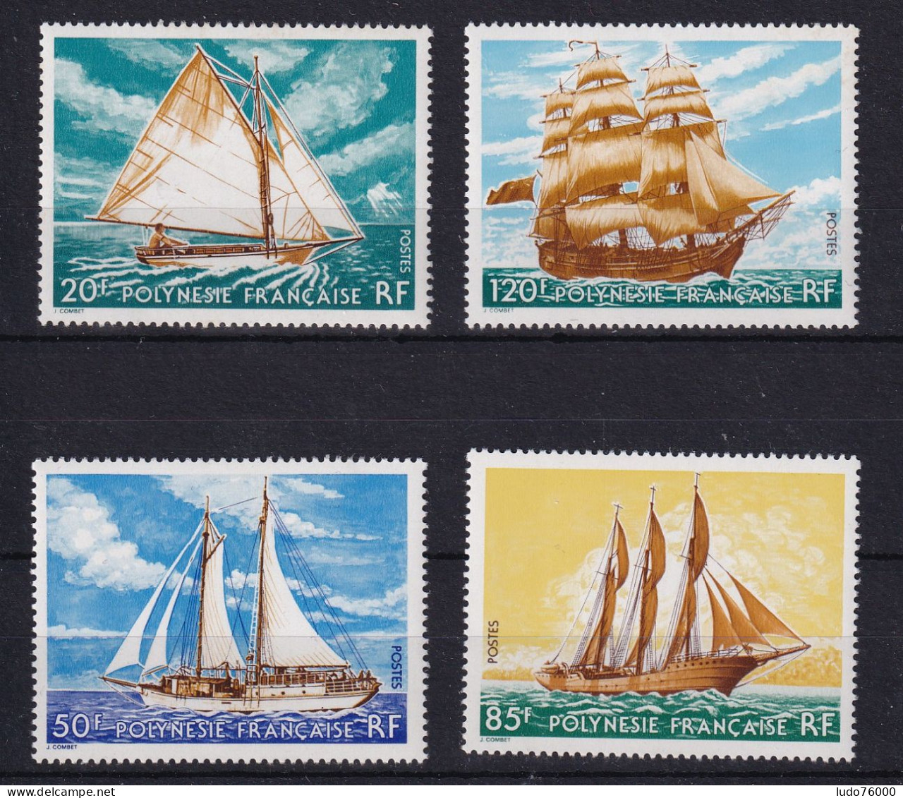 D 770 / POLYNESIE / N° 115/118 NEUF** COTE 45.50€ - Collections, Lots & Series