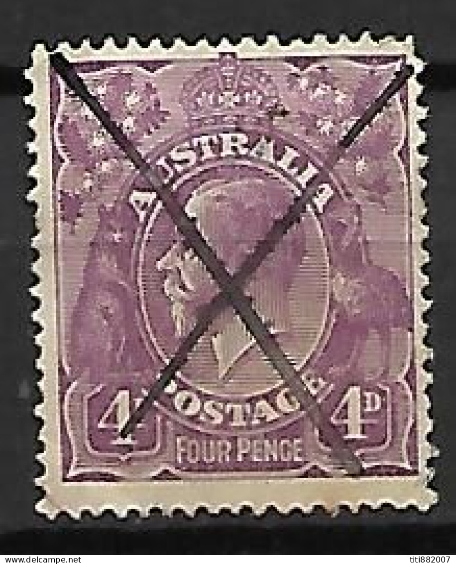 AUSTRALIE   -  1914.   Y&T N° 28 Oblitéré    .cote  14 Euros - Gebraucht