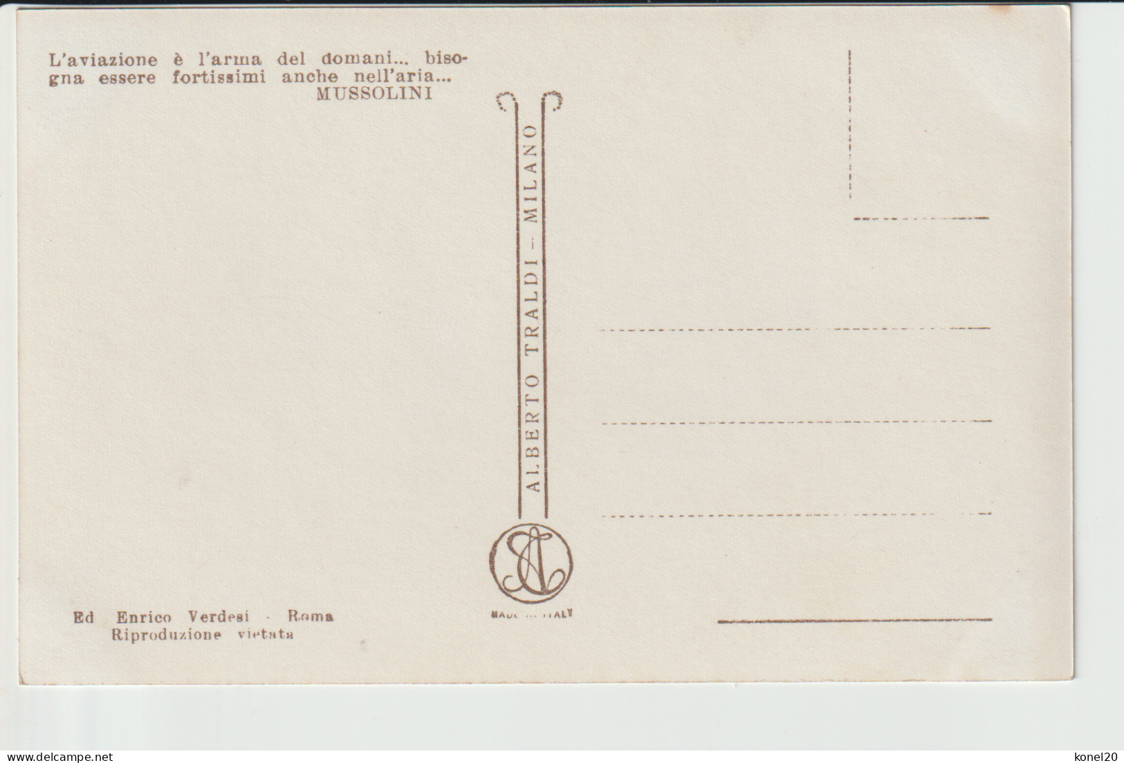 Vintage Rppc Italian Fiat Br 1, Aircraft With Motore Fiat A.14 Engine - 1919-1938: Fra Le Due Guerre