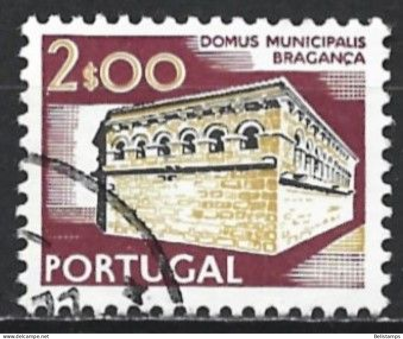Portugal 1975. Scott #1209a (U) City Hall, Bragança  *Complete Issue* - Gebraucht