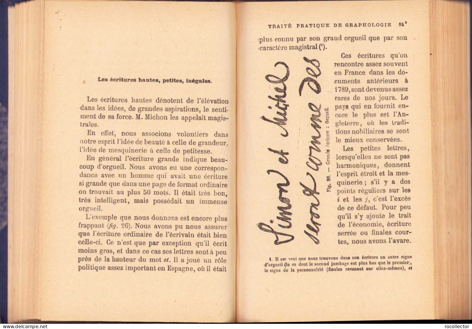 Traité Pratique de Graphologie : Étude du Caractère de l’Homme d’après son Écriture par J. Crepieux-Jamin, Paris 294SP