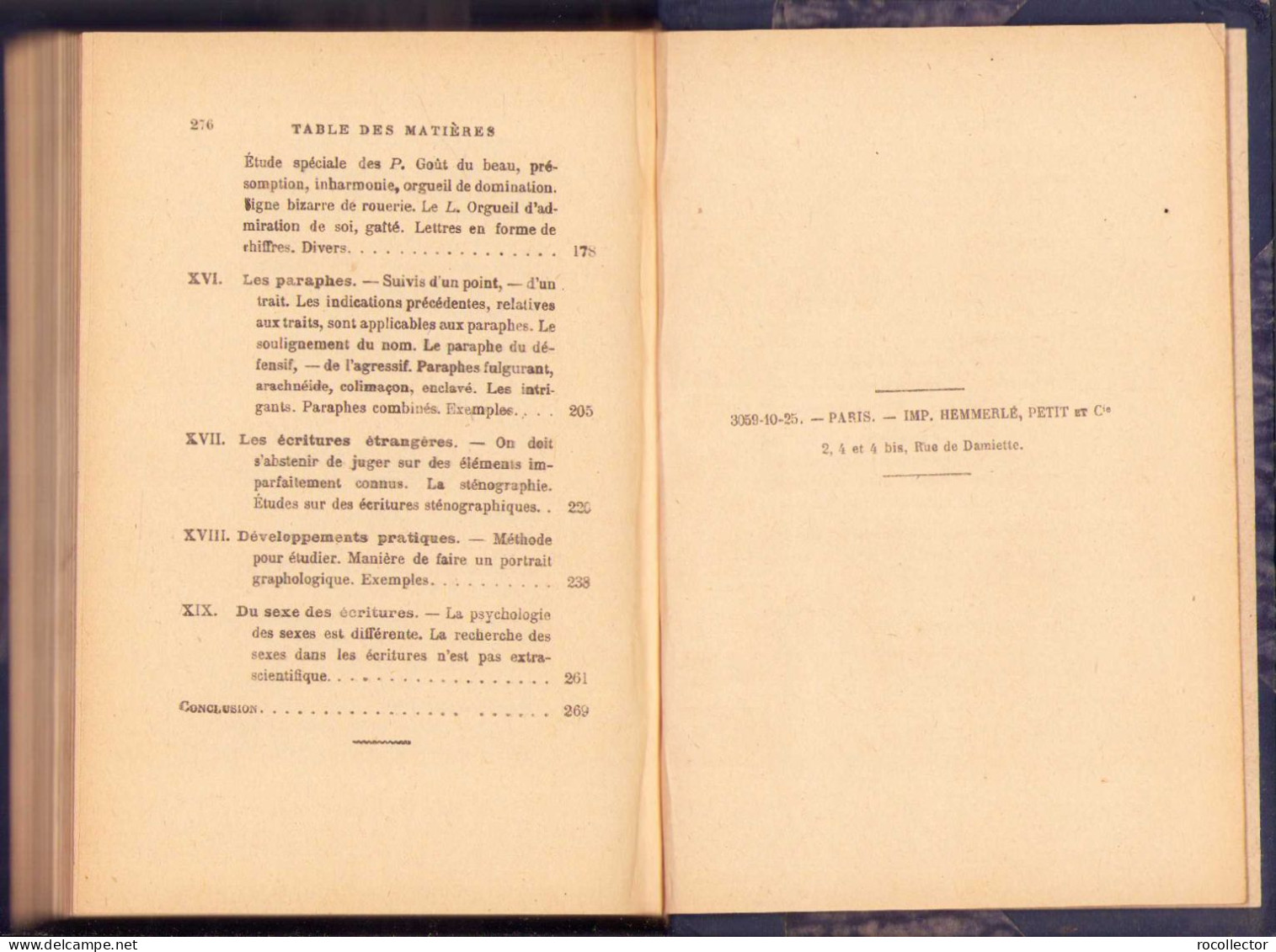 Traité Pratique de Graphologie : Étude du Caractère de l’Homme d’après son Écriture par J. Crepieux-Jamin, Paris 294SP