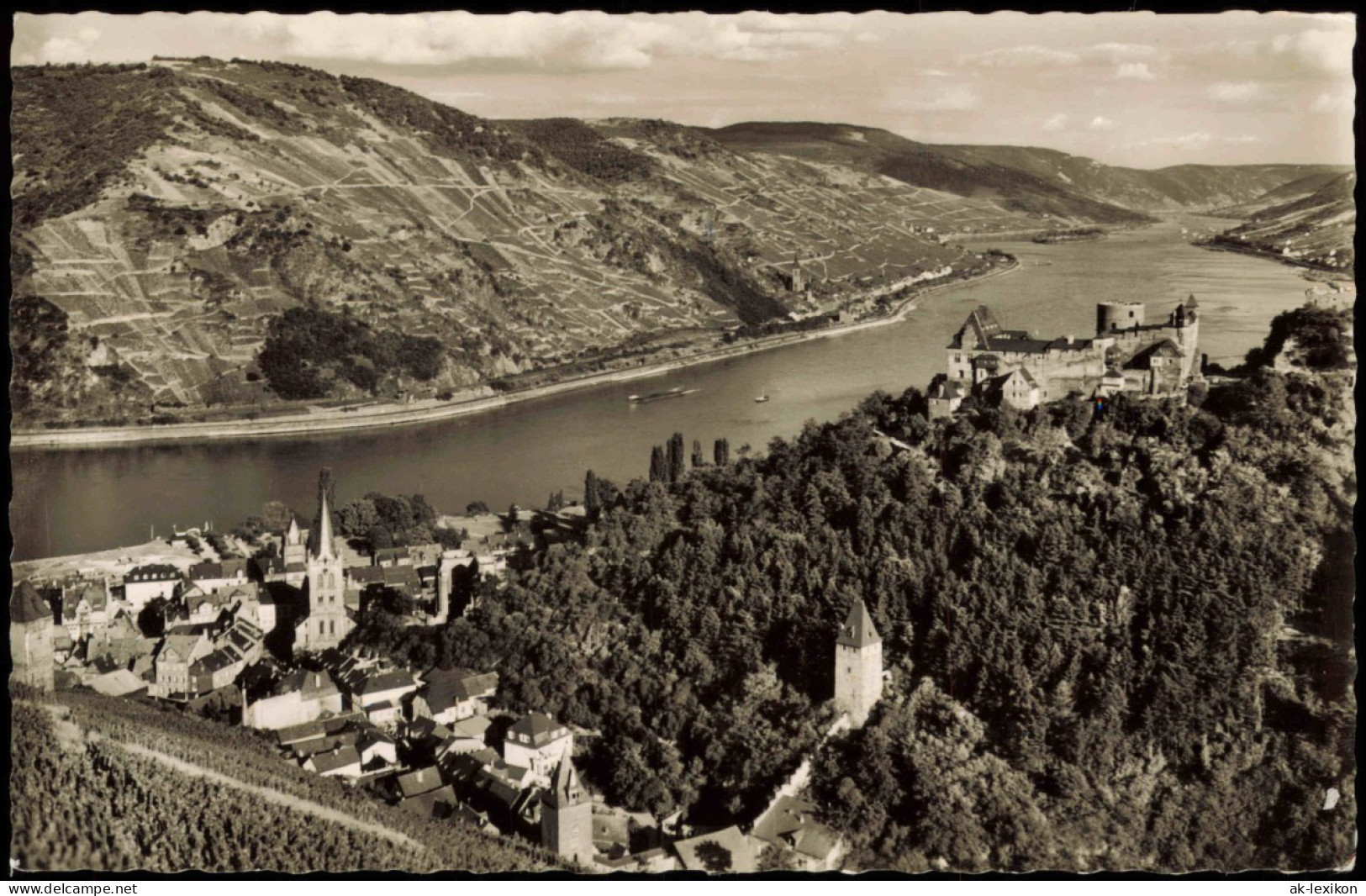 Ansichtskarte Bacharach Blick Auf Die Stadt 1960 - Bacharach