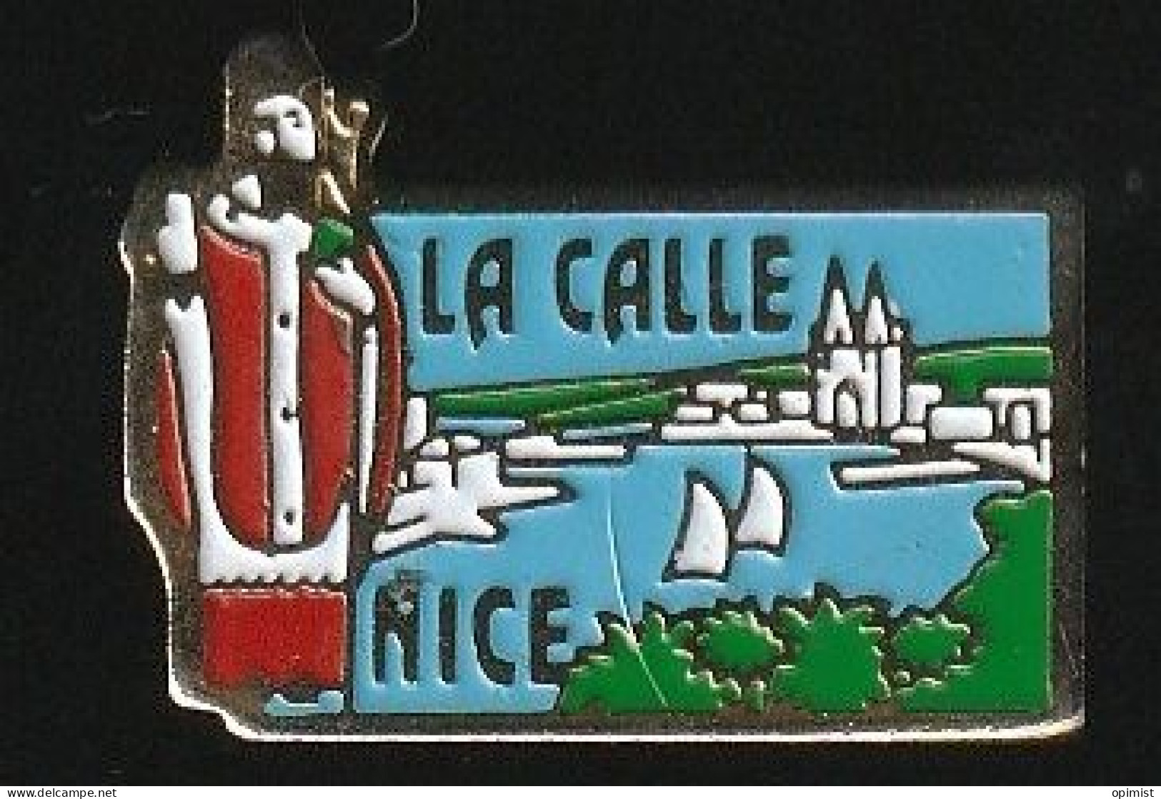 77590-Pin's-La Calle - Nice - Cities