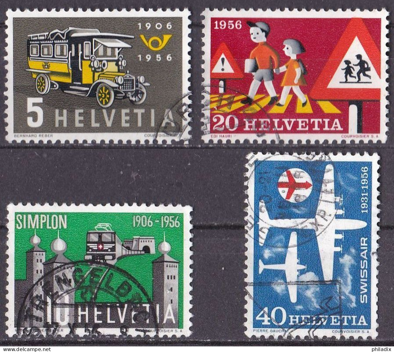 # Schweiz Satz Von 1956 O/used (A4-31) - Used Stamps