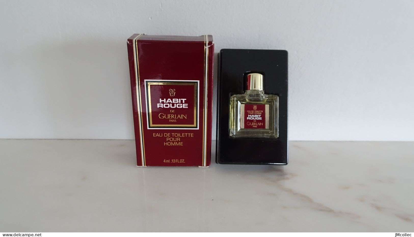 Eau De Toilette Habit Rouge De Guerlain - Miniatures Hommes (avec Boite)