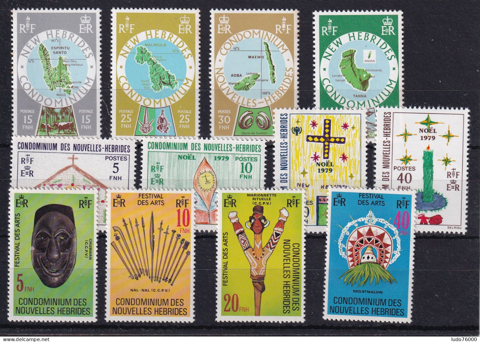 D 770 / NOUVELLES HEBRIDES / LOT  NEUF** - Collections, Lots & Series