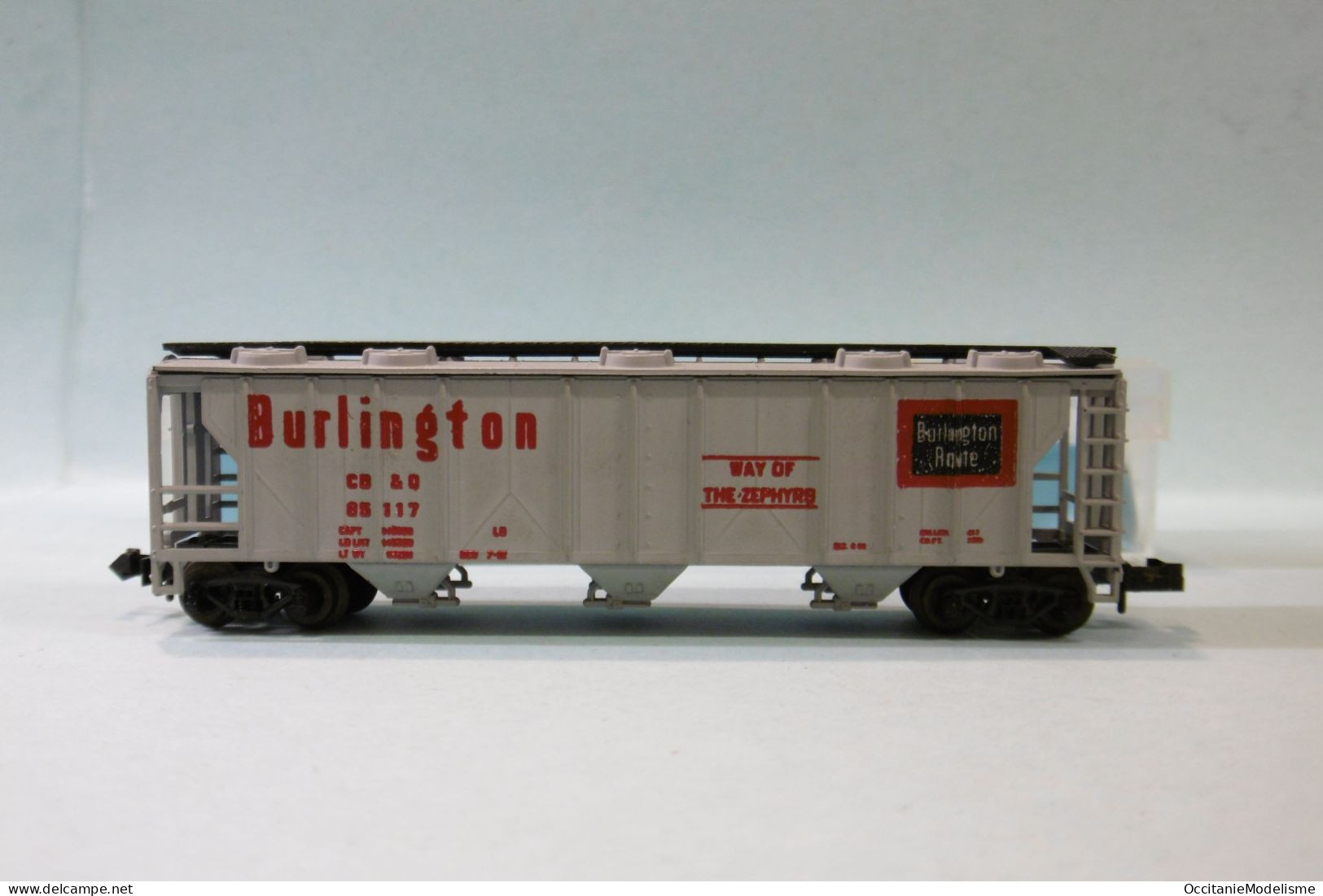 Atlas - WAGON HOPPERS Céréalier Burlington Réf. 2314 BO N 1/160 - Vagoni Merci