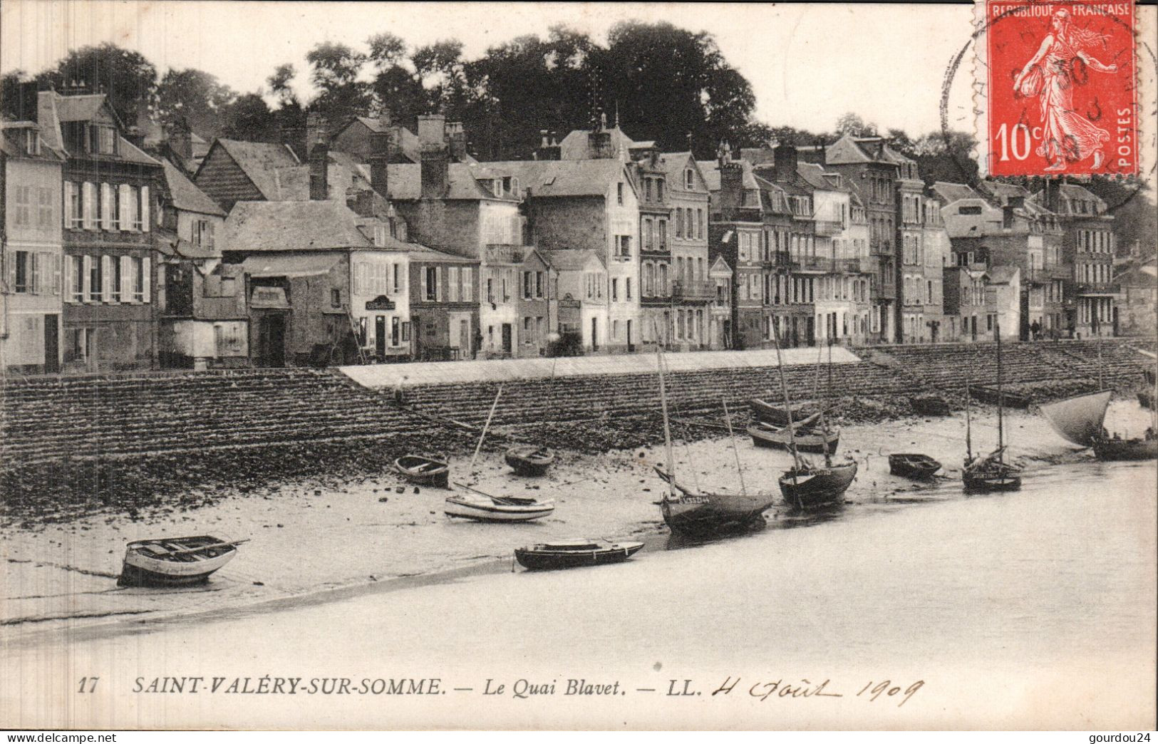 SAINT-VALERY Sur  SOMME - Le Quai Blavet - Saint Valery Sur Somme