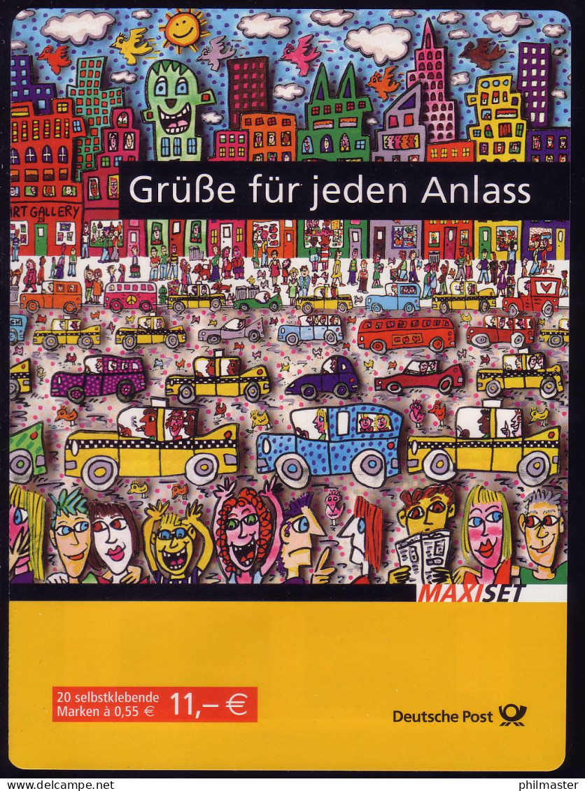 73a MH Post: Grußmarken Und Europa 2008, MIT Grünem Punkt, Postfrisch - 2001-2010