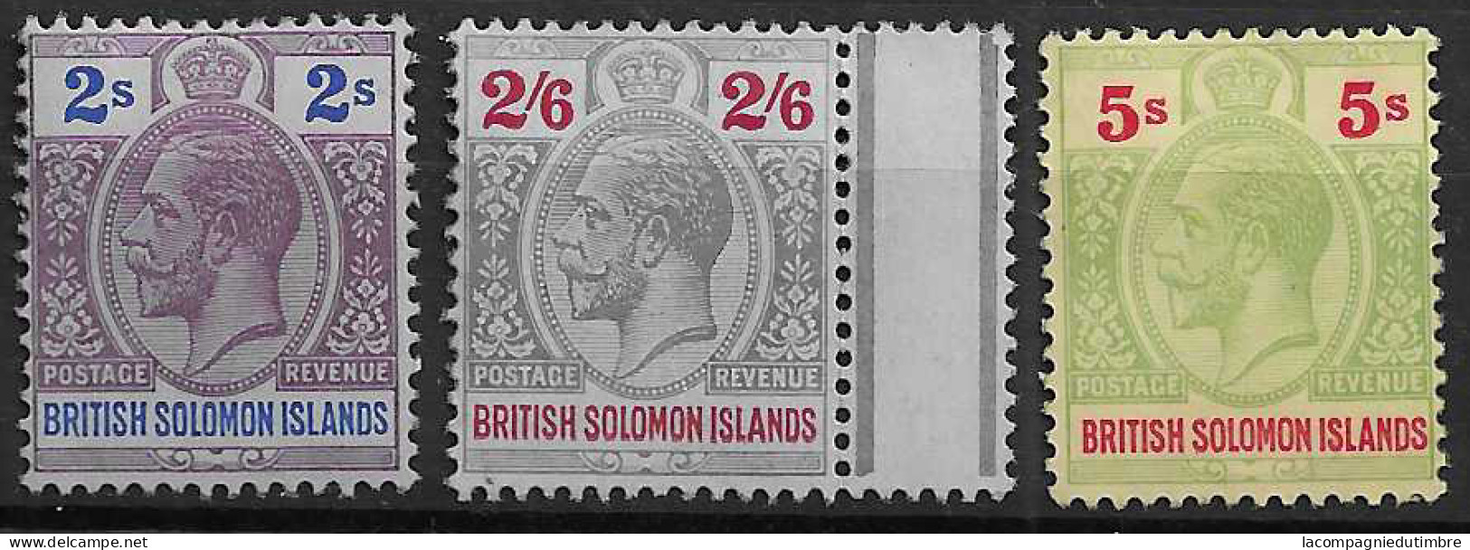 Salomon YT N° 32/34 Neufs ** MNH. TB - British Solomon Islands (...-1978)