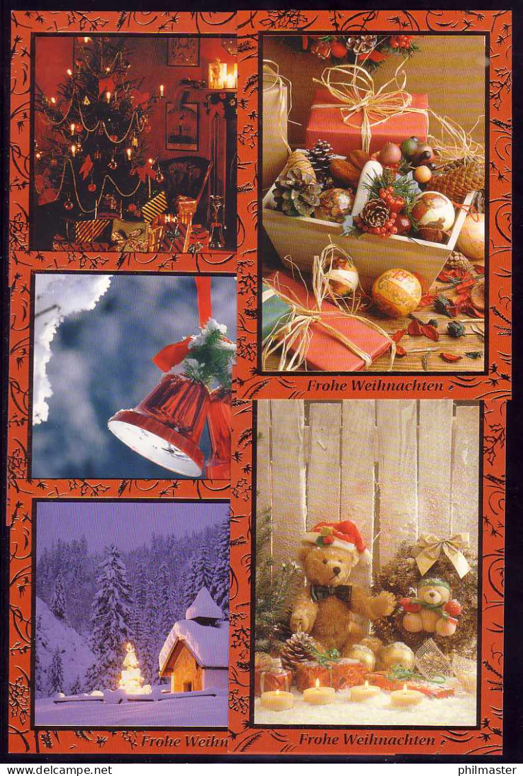 PSo 63/01-05 Weihnachten 1999, Karten-Set Komplett, Postfrisch ** - Postkaarten - Ongebruikt