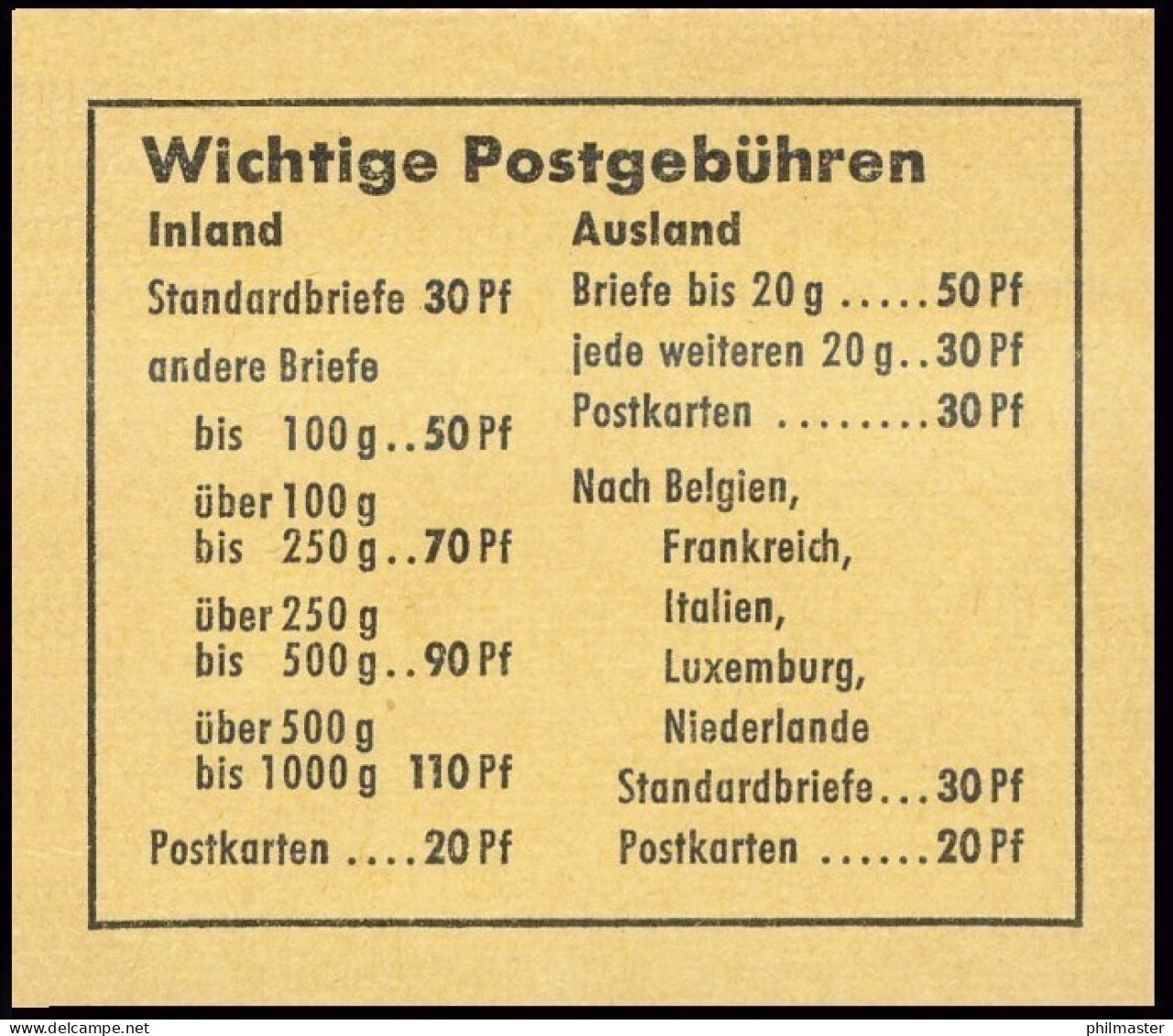 13b MH Brandenburger Tor, Postfrisch - 1951-1970