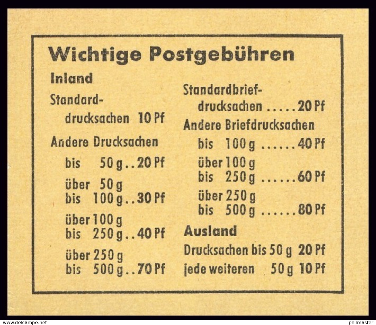 13b MH Brandenburger Tor, Postfrisch - 1951-1970