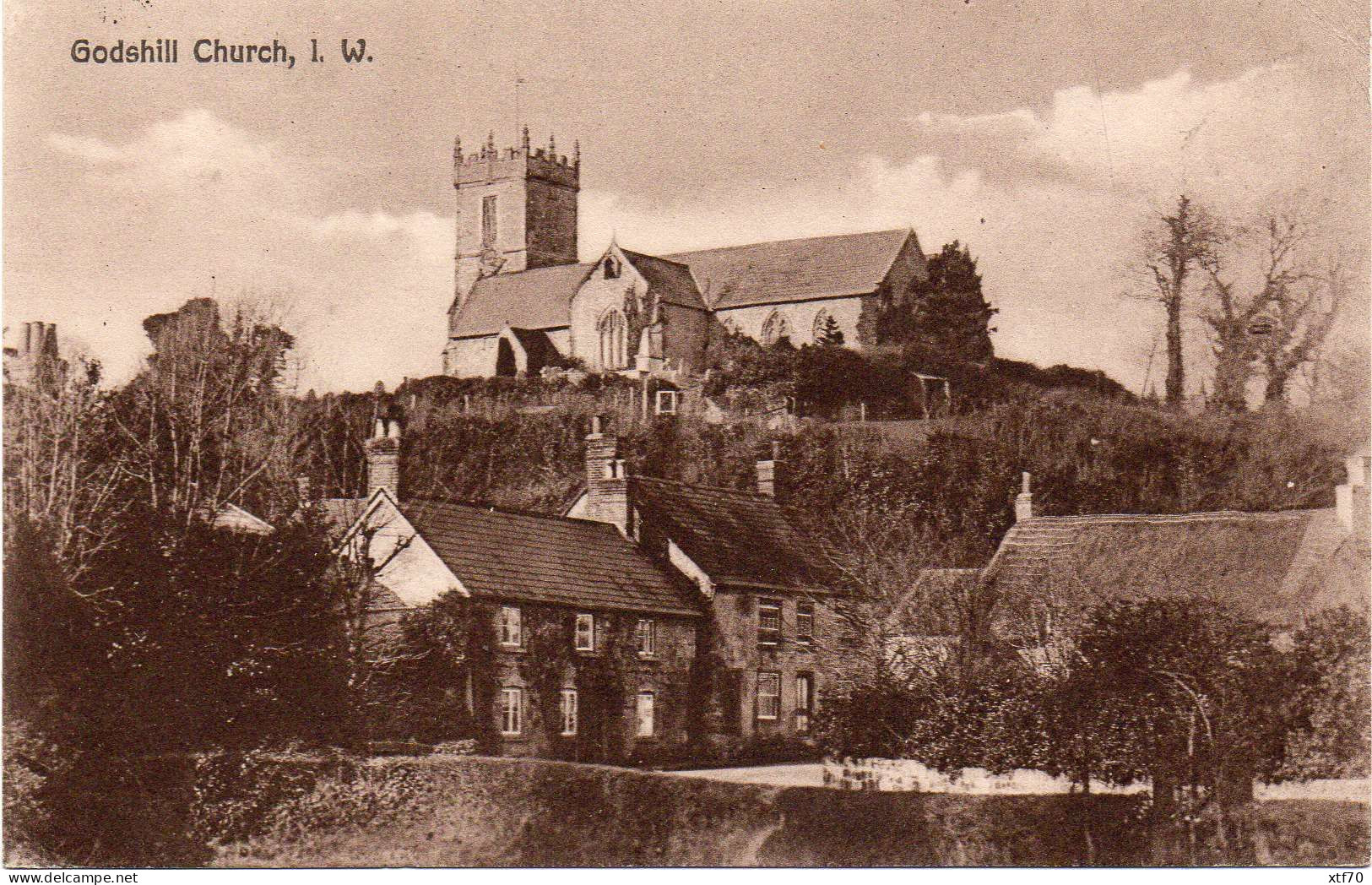 PPC: Godshill Church, Isle Of Wight - Shanklin