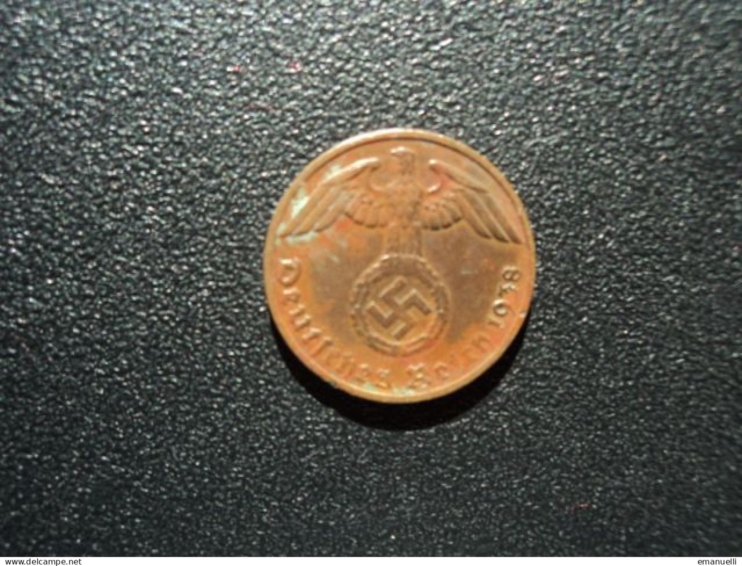 ALLEMAGNE : 1 REICHSPFENNIG   1938 G    KM 89     TTB - 1 Reichspfennig