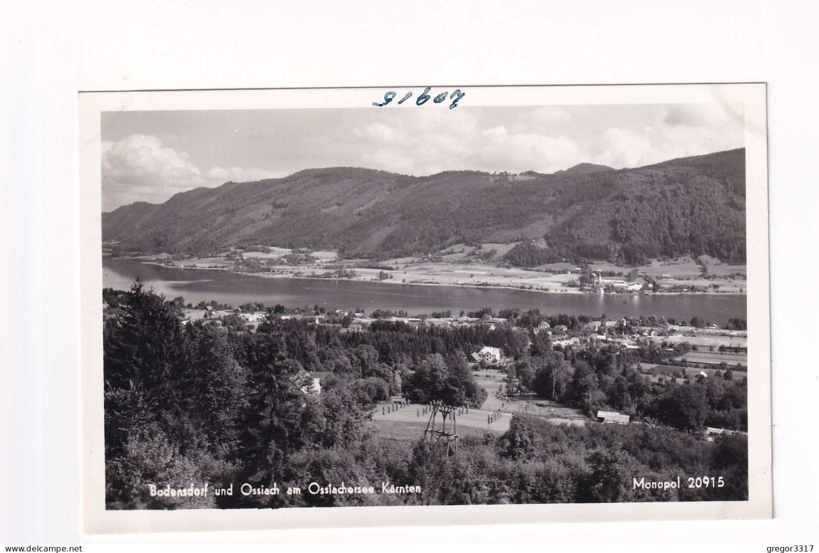 E6088) BODENSDORF Und OSSIACH Am Ossiachersee - Kärnten - S/W FOTO AK Monopol 20916 - Ossiachersee-Orte