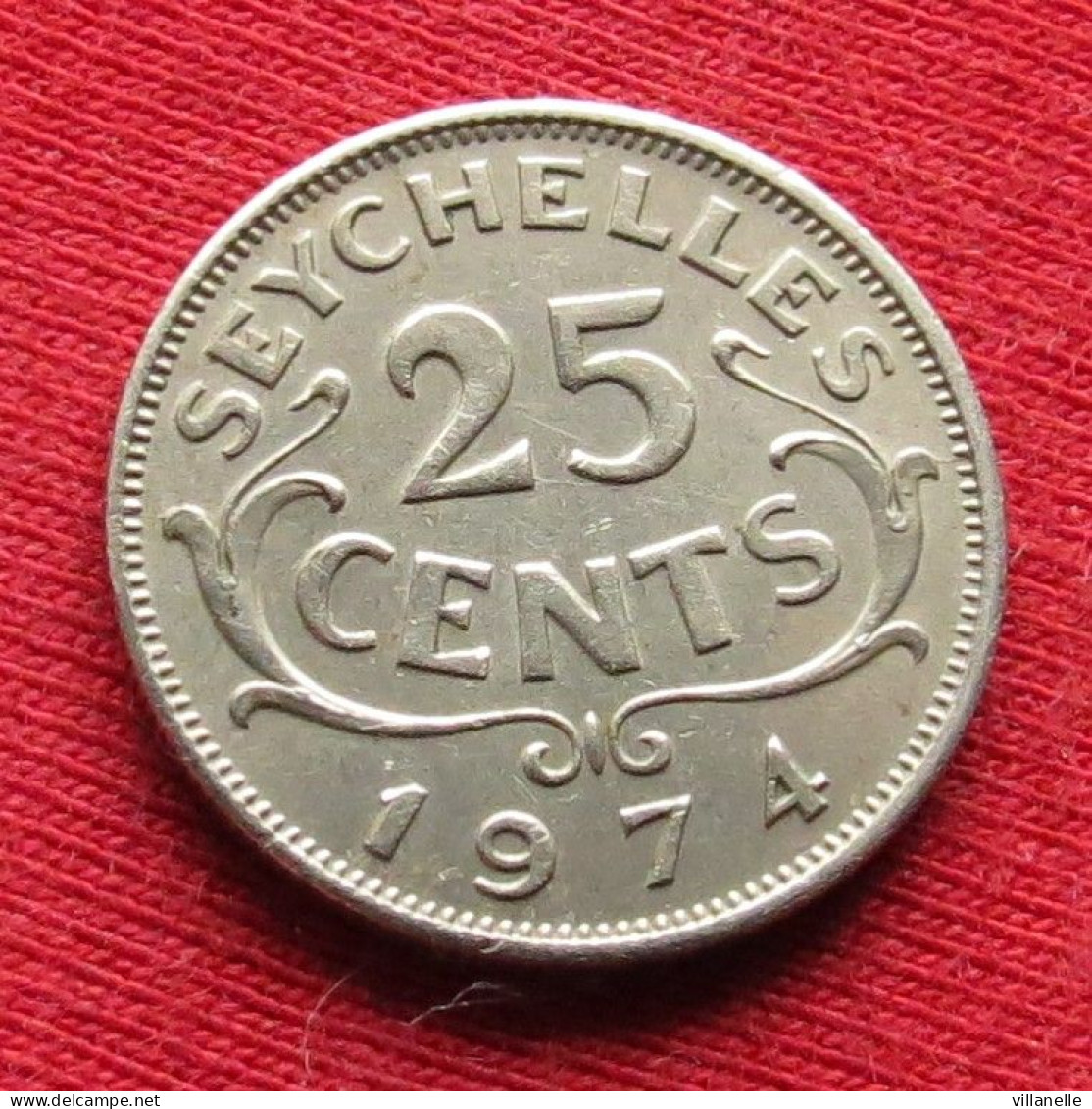 Seychelles 25 Cents 1974 Seychellen Seicheles  W ºº - Seychelles