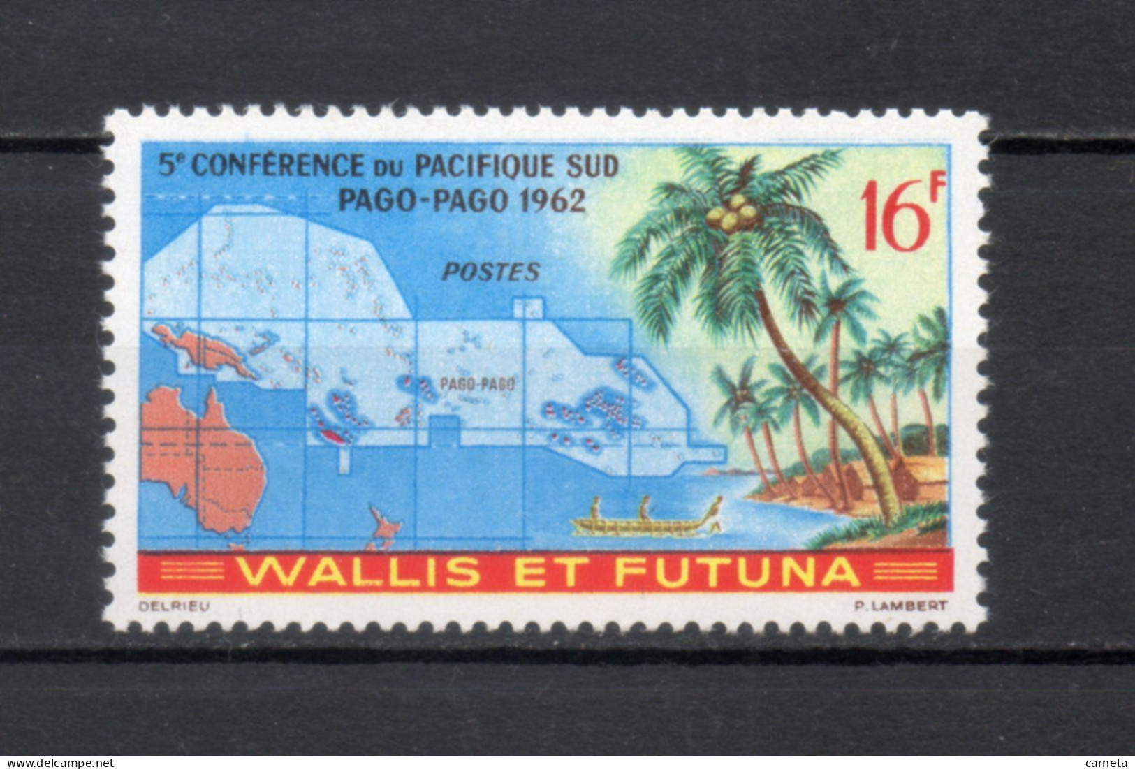 WALLIS ET FUTUNA N° 161   NEUF SANS CHARNIERE COTE 5.70€    CONFERENCE DU PACIFIQUE SUD - Nuovi