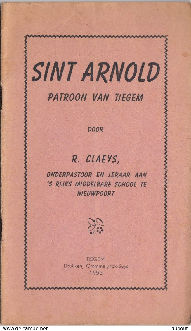 Tiegem/Anzegem - Sint Arnold - R. Claeys, Pastoor Nieuwpoort 1955  (W41) - Antique