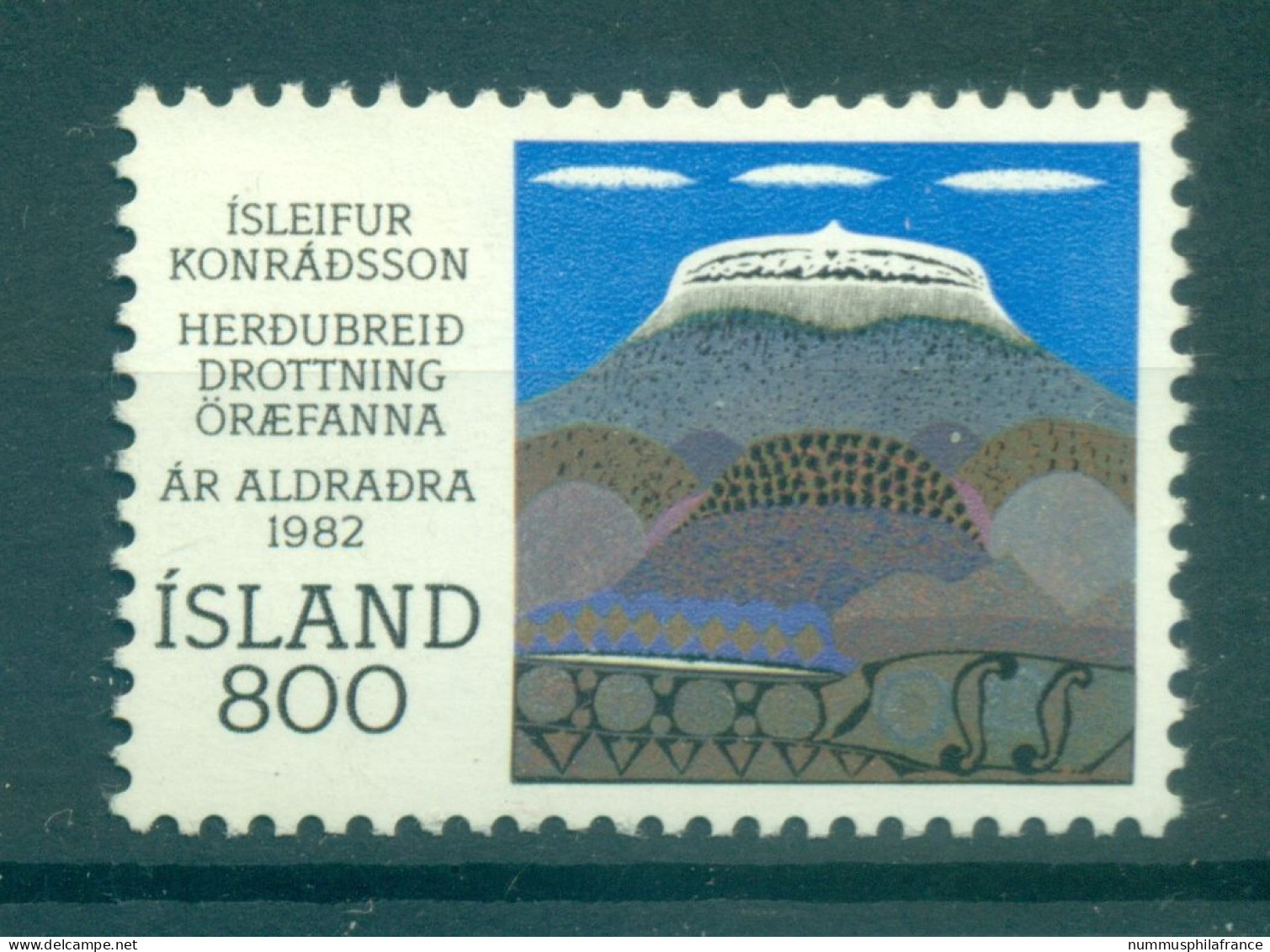 Islande 1982 - Y & T N. 537 - Année Des Personnes Agées (Michel N. 586) - Nuevos