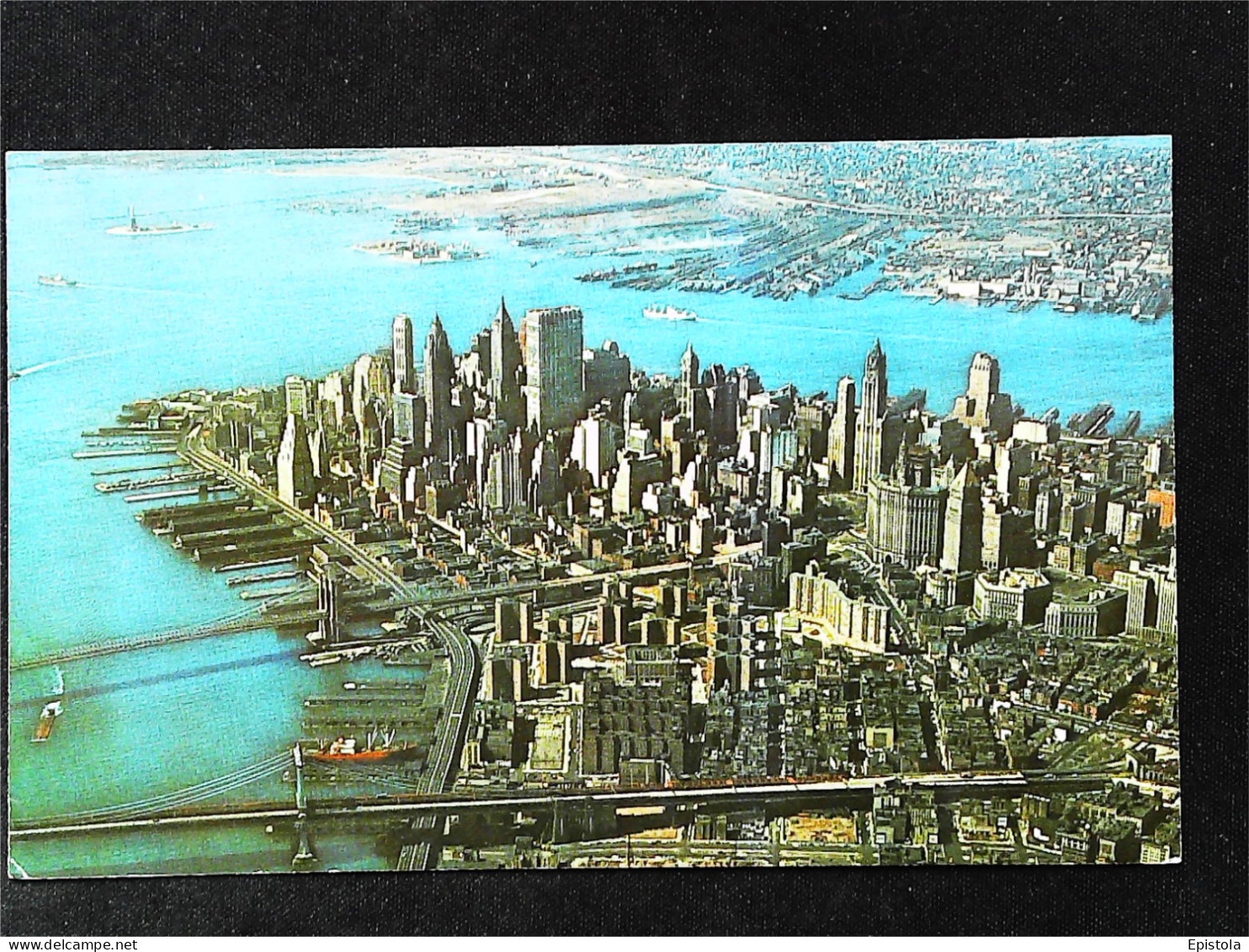► General View  Lower Manhattan  From Air 1960s  NYC - Manhattan