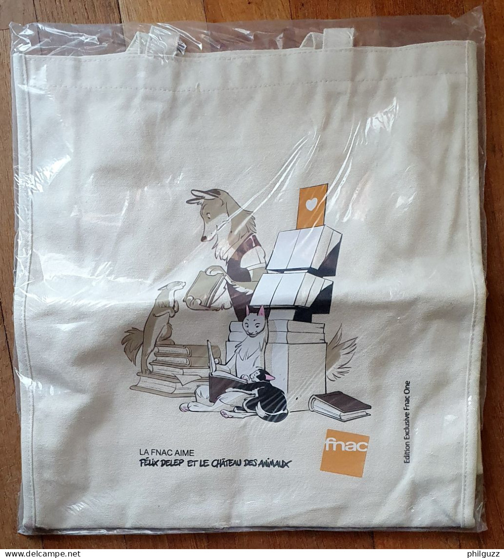 Sac En Tissus Fnac FELIX DELEP ET LE CHATEAU DES ANNIMAUX édition Limité Carte One - Altri & Non Classificati