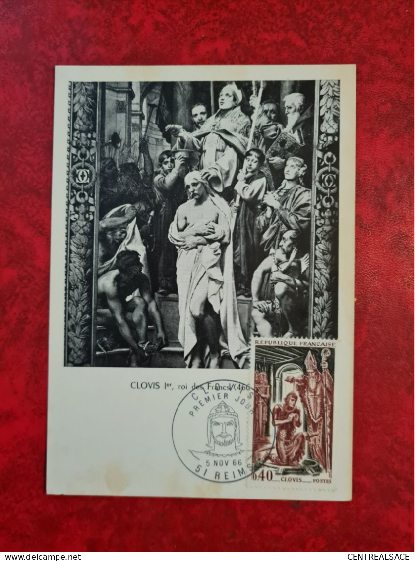 FDC 1966 MAXI  REIMS  CHARLEMAGNE - Unclassified