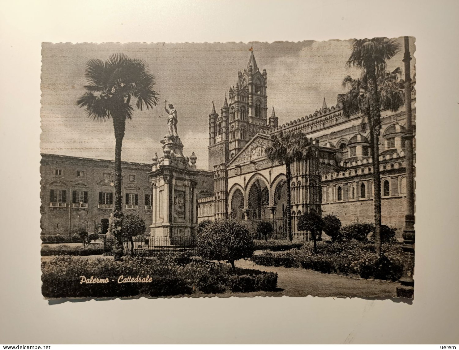 SICILIA PALERMO CATTEDRALE 2 Formato Grande Non Viaggiata Anni '50/60 Vera Fotografia Condizioni Buone - Palermo