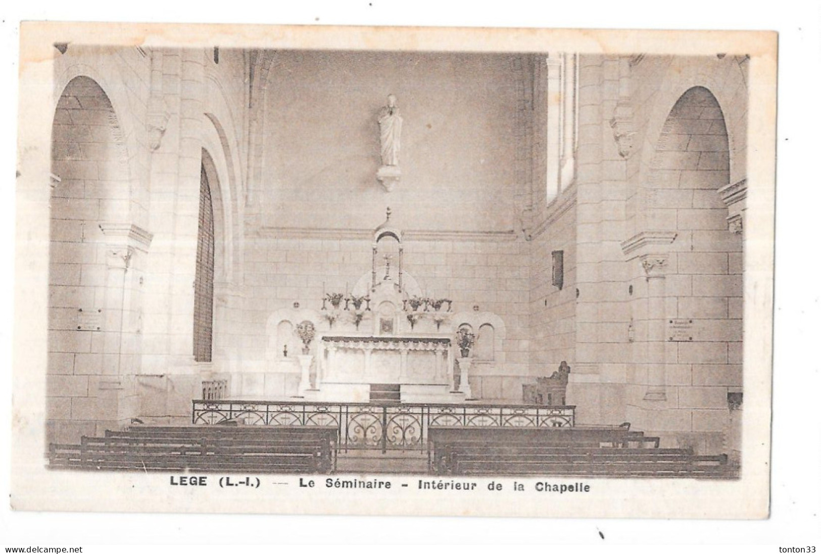 LEGE - 44 - Le Séminaire - Intérieur De La Chapelle - TOUL 4 - - Legé