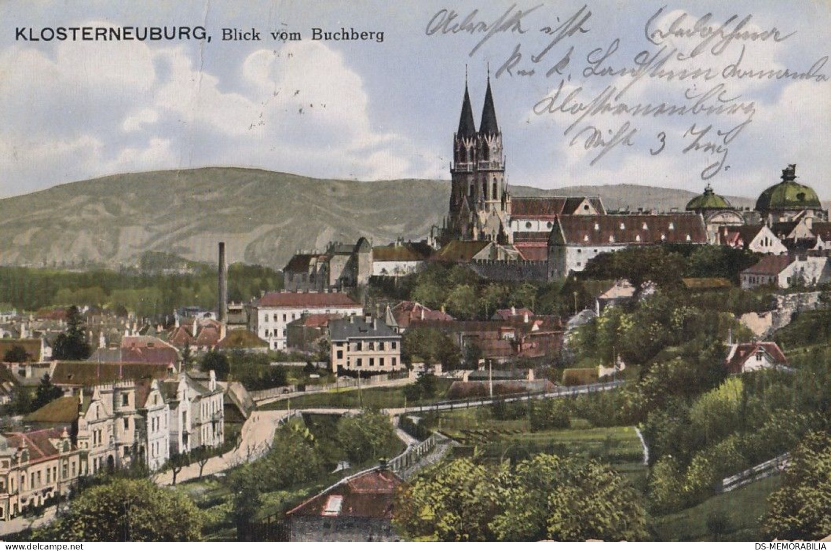 Klosterneuburg - Blick Vom Buchberg 1914 - Klosterneuburg