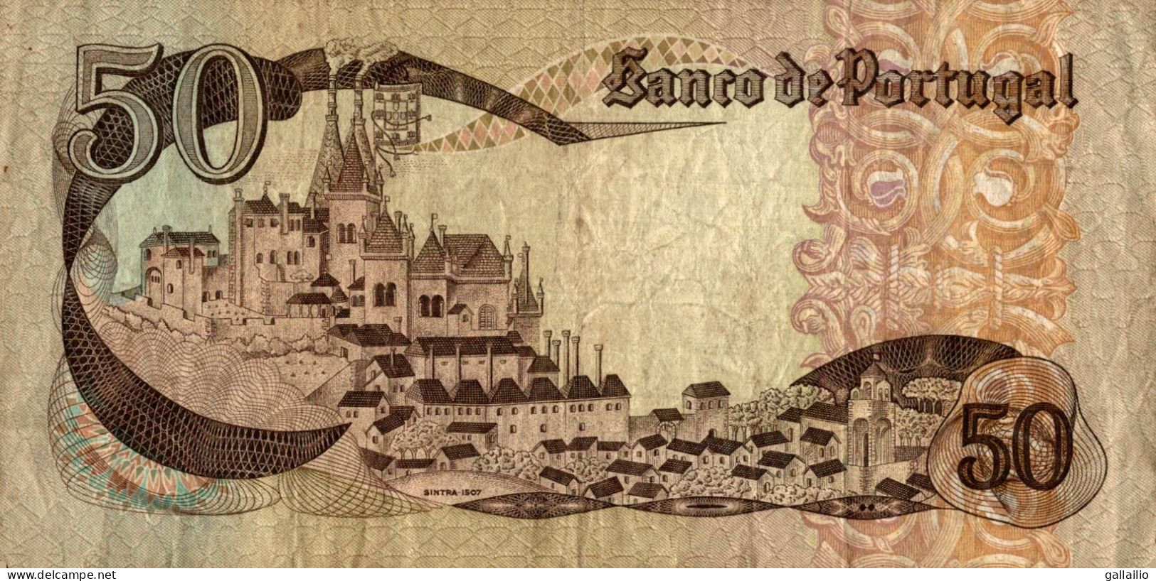 BILLET 50 ESCUDOS PORTUGAL 1968 - Portugal