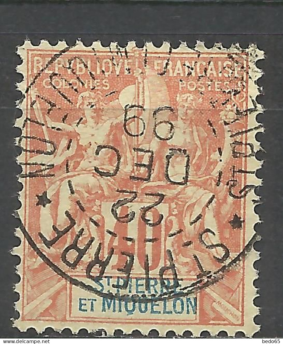 SAINT-PIERRE-ET-MIQUELON  N° 68 CACHET ST PIERRE  / Used - Usados