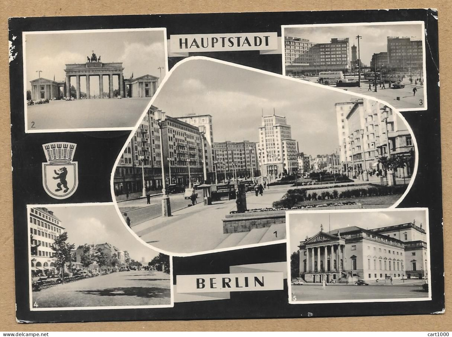 DDR HAUPTSTADT BERLIN 1960 N°H493 STEMPEL BERLIN-TREPTOW - Treptow