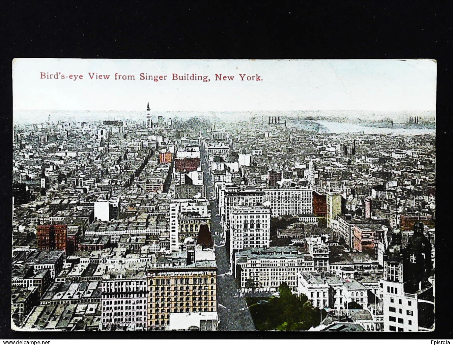 ►   Manhattan  From Singer Building 1900s  NYC - Manhattan