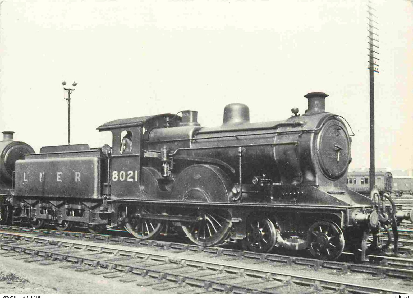 Trains - Matériel - Vintage Steam LNER - LNER Great Eastern 4-4-0 No. 8021 - CPM - Voir Scans Recto-Verso - Materiaal