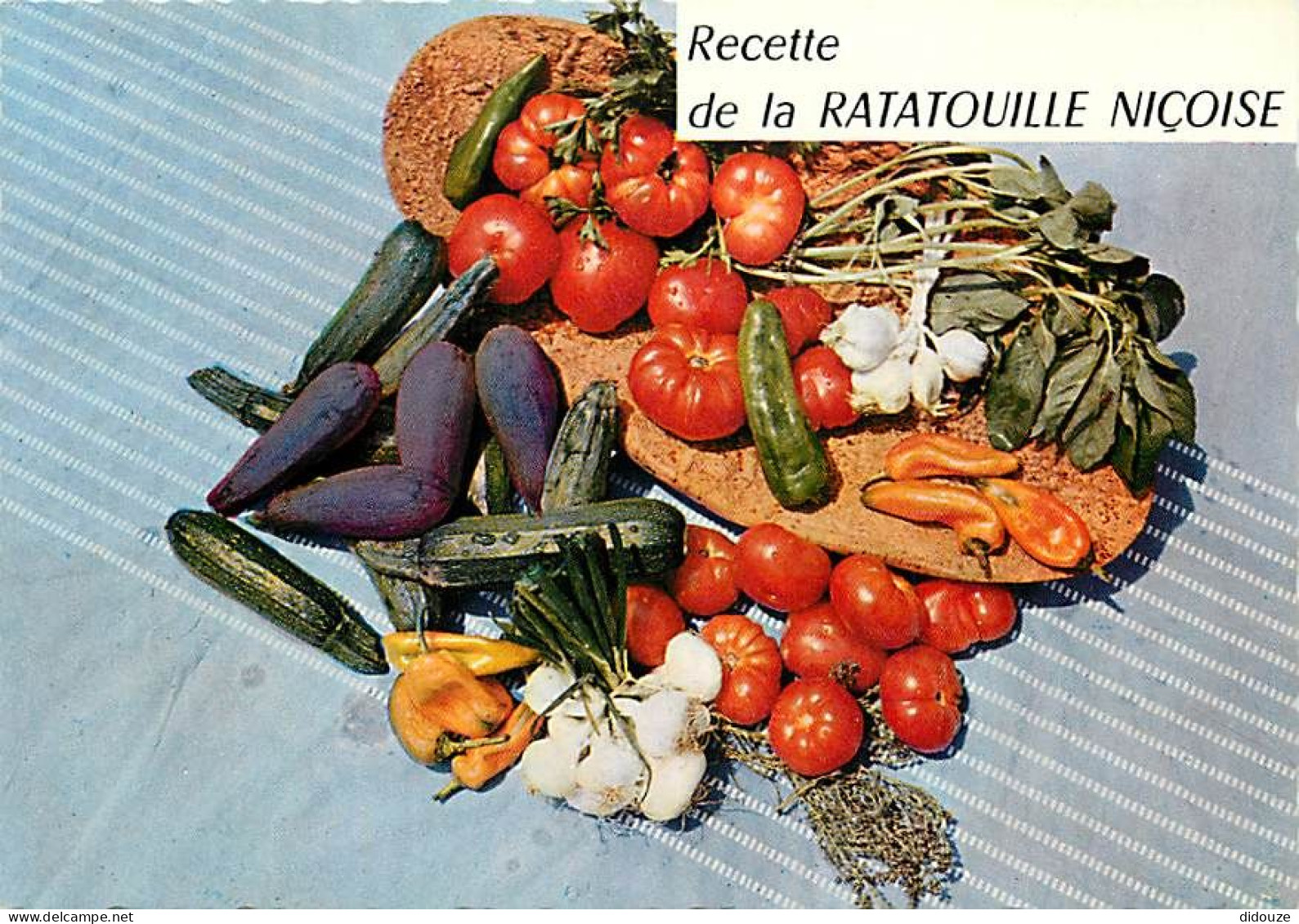 Recettes De Cuisine - Ratatouille Niçoise - Carte Neuve - Gastronomie - CPM - Voir Scans Recto-Verso - Recettes (cuisine)