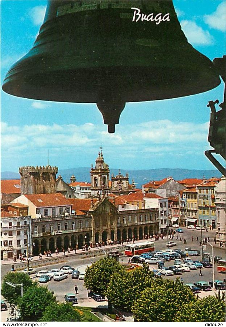 Portugal - Braga - Arcada, Centro Da Cidade - Cloche - Automobiles - Bus - CPM - Carte Neuve - Voir Scans Recto-Verso - Braga