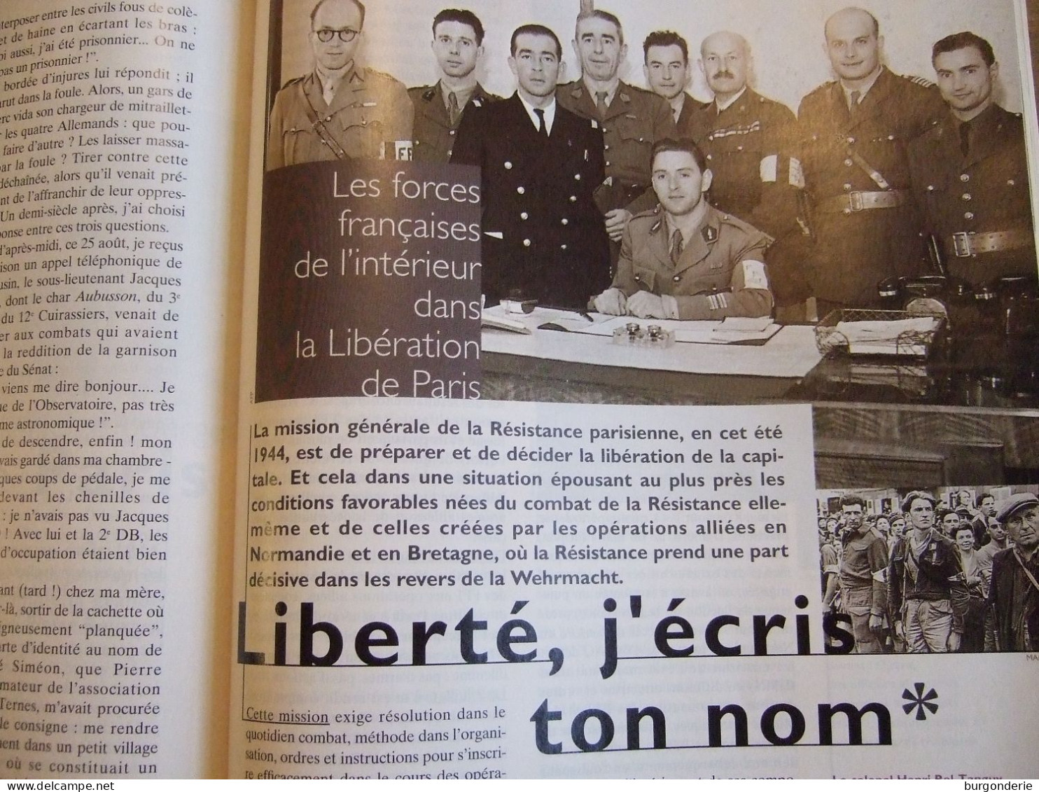 ARMEES D'AUJOURD'HUI / IL Y A CINQUANTE ANS , LA LIBERATION / N°SPECIAL 190 / MAI 1994