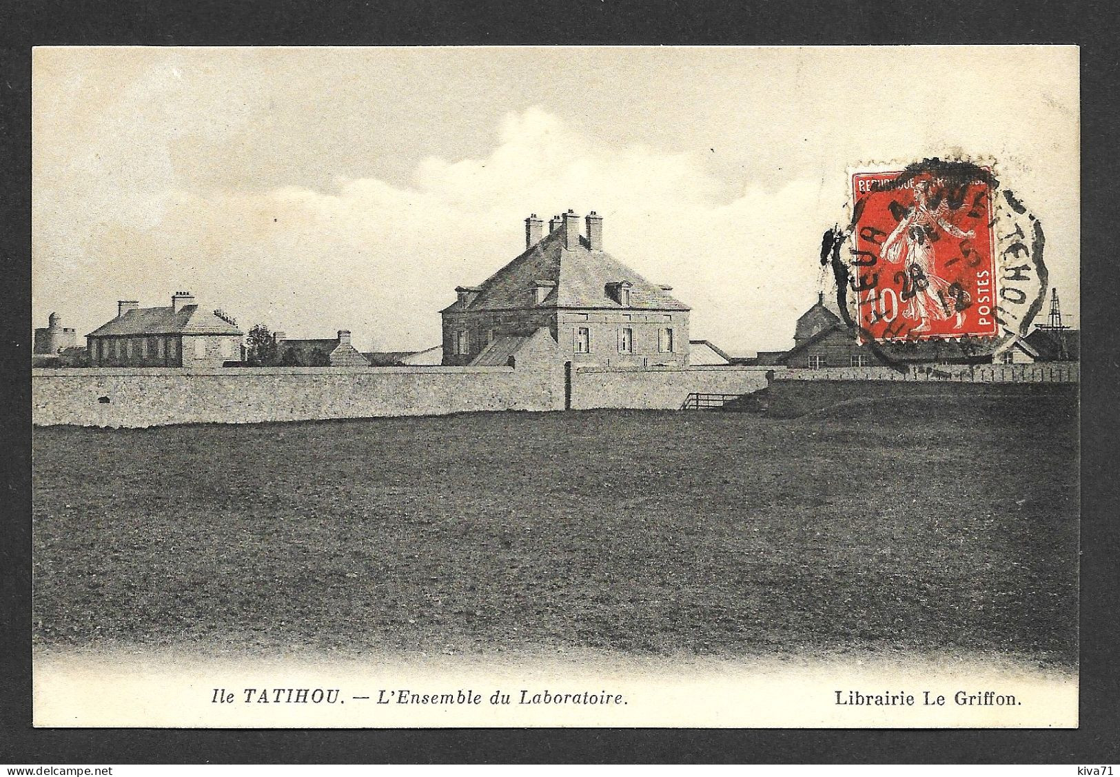 ÎLE TATIHOU  " Laboratoire "   1912 - Saint Vaast La Hougue