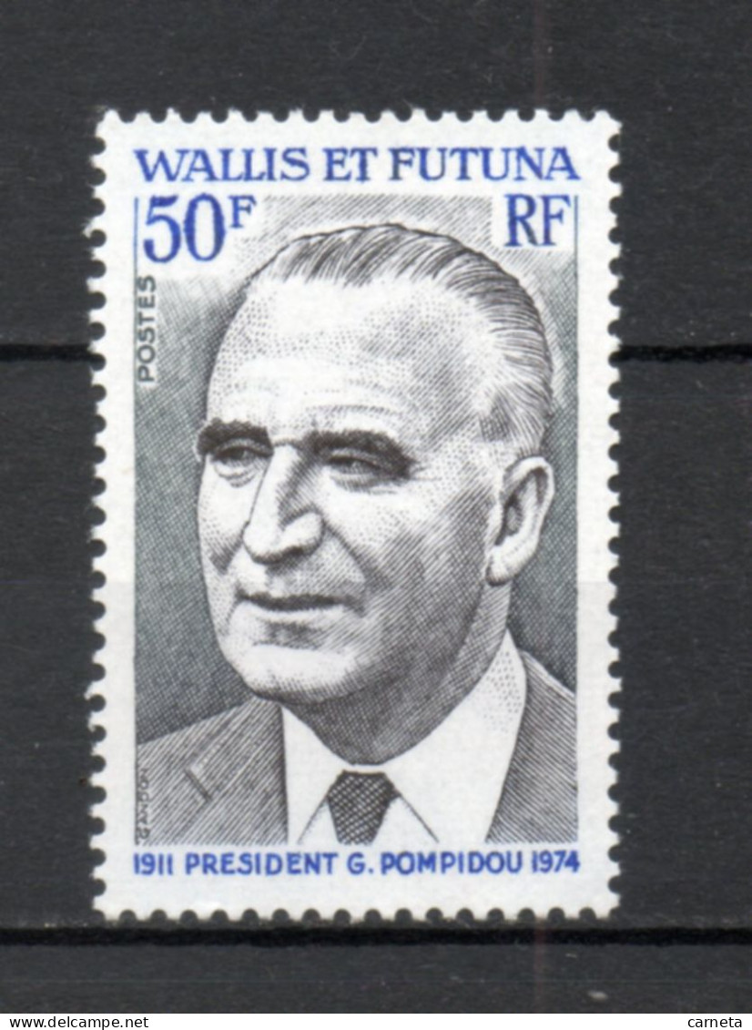 WALLIS ET FUTUNA N° 189   NEUF SANS CHARNIERE COTE 8.70€    PRESIDENT POMPIDOU  VOIR DESCRIPTION - Neufs