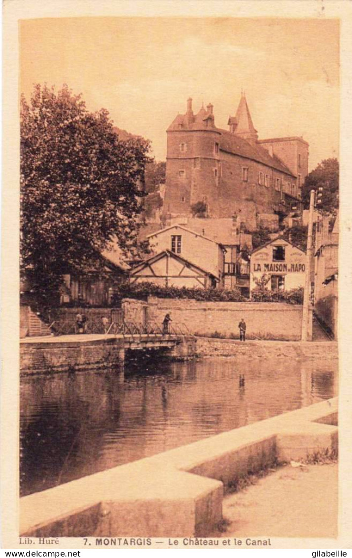 45 - Loiret -  MONTARGIS - Le Canal Et Le Chateau - Montargis