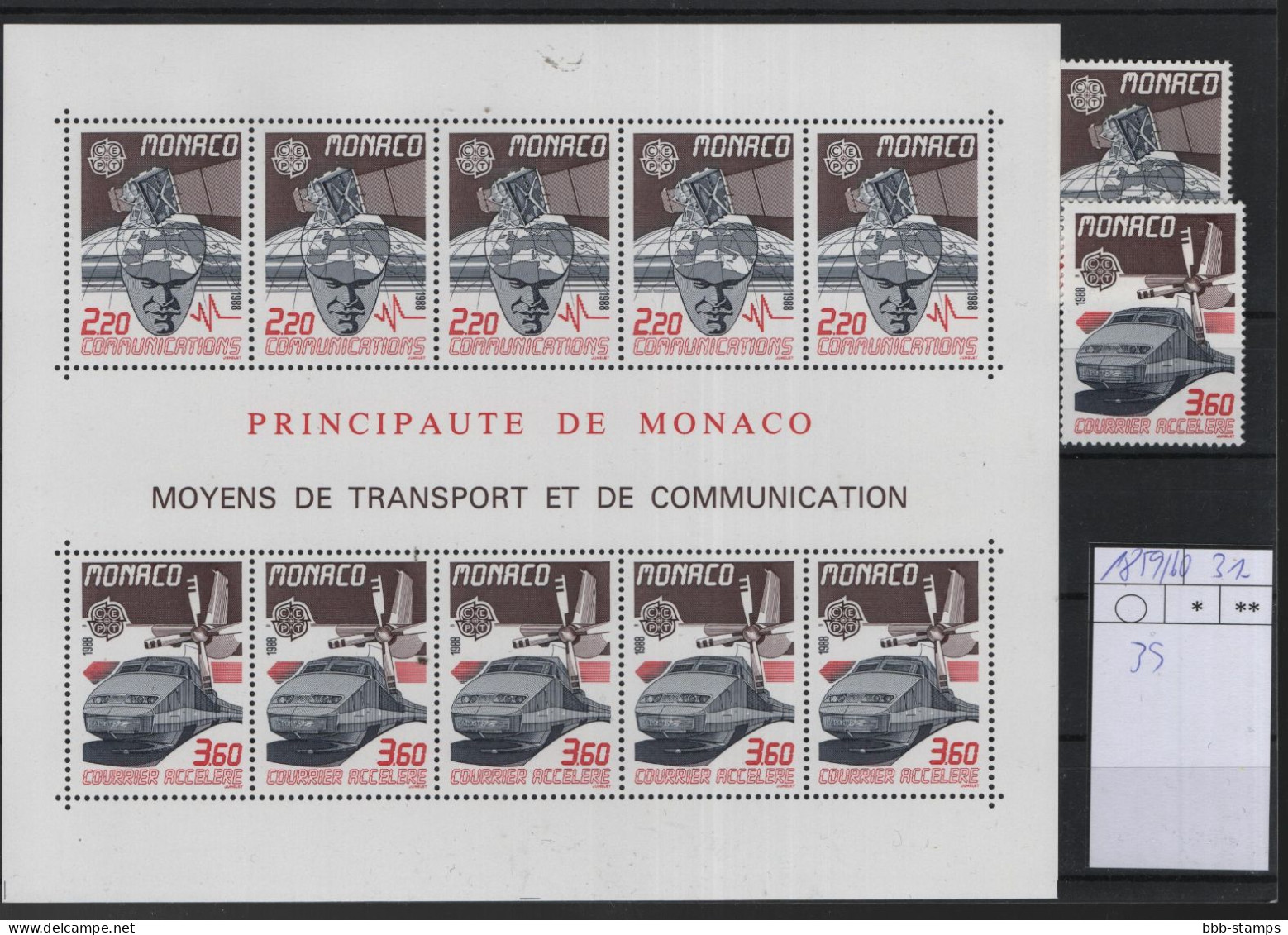 Monaco Michel Cat.No. Mnh/** 18519/1860 - Neufs