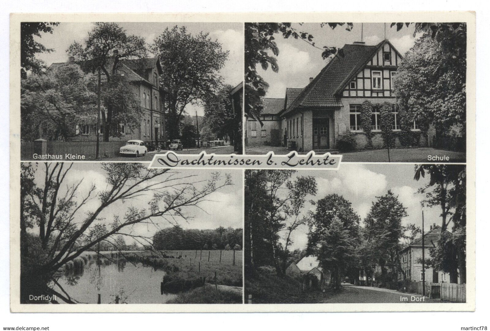 3161 Dachtmissen B. Lehrte Landpoststempel Gel. 1959 Burgdorf Hannover - Lehrte