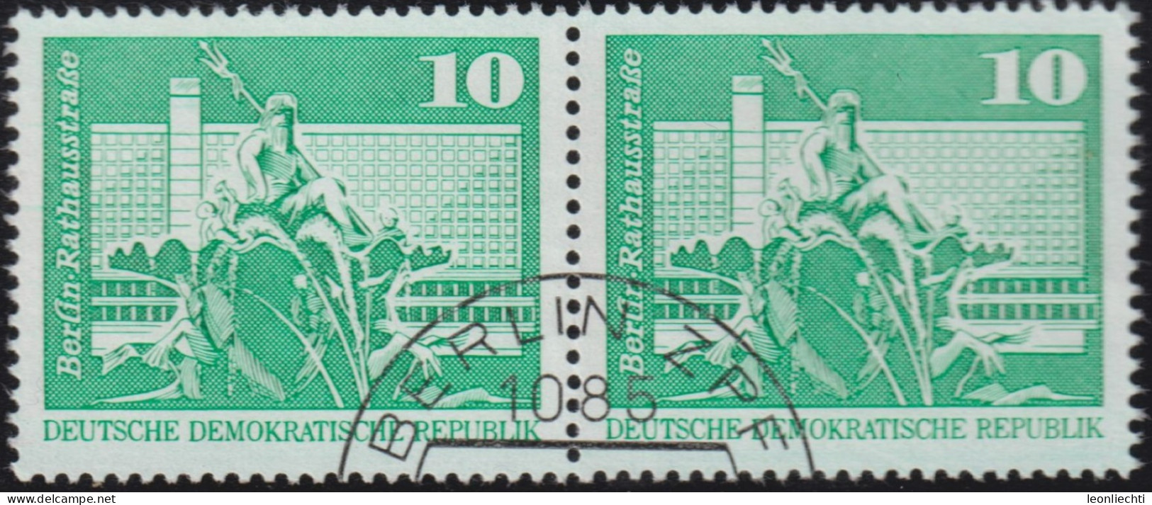 1973 DDR ° Mi:DD 1843Ia, Sn:DD 1431, Yt:DD 1501, Sg:DD E1534, AFA:DD 1585, Un:DD 1843, Aufbau In Der DDR, Großformat - Gebraucht