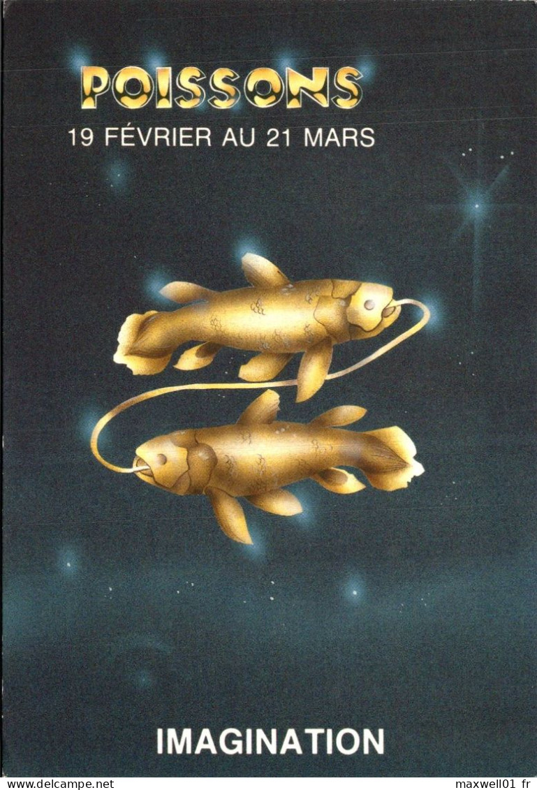 O2 - Carte Postale - Horoscope - Poissons - Imagination - Astrologie