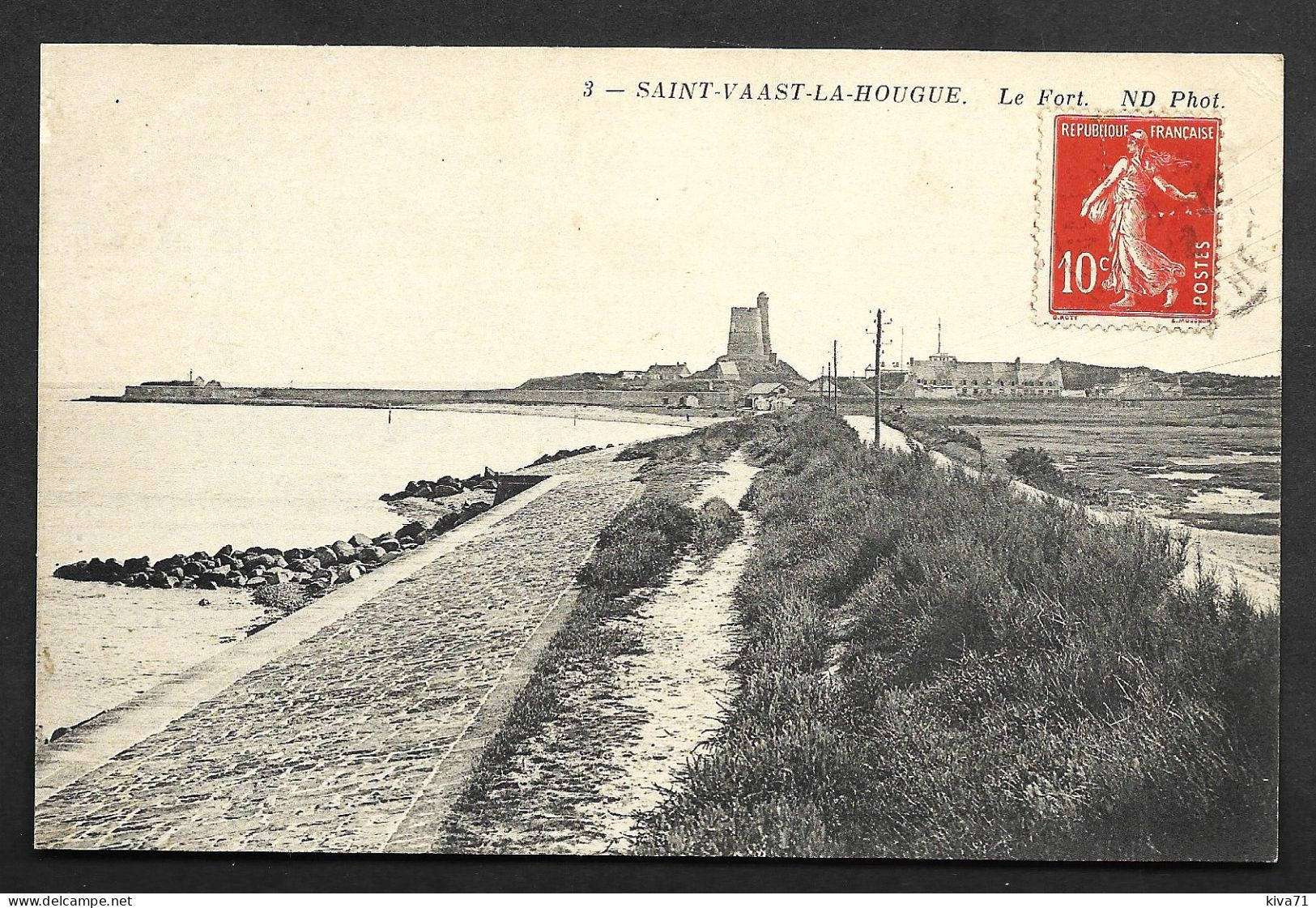 SAINT VAAST LA HOUGUE " Le Fort "   1912 - Saint Vaast La Hougue