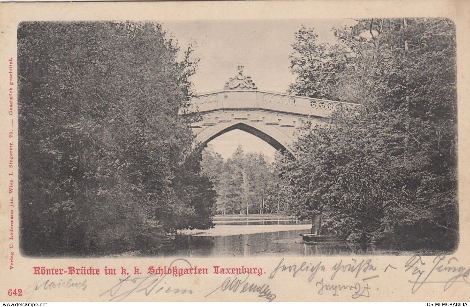 Laxenburg - Romer Brucke Im Kk Schlossgarten 1899 - Laxenburg