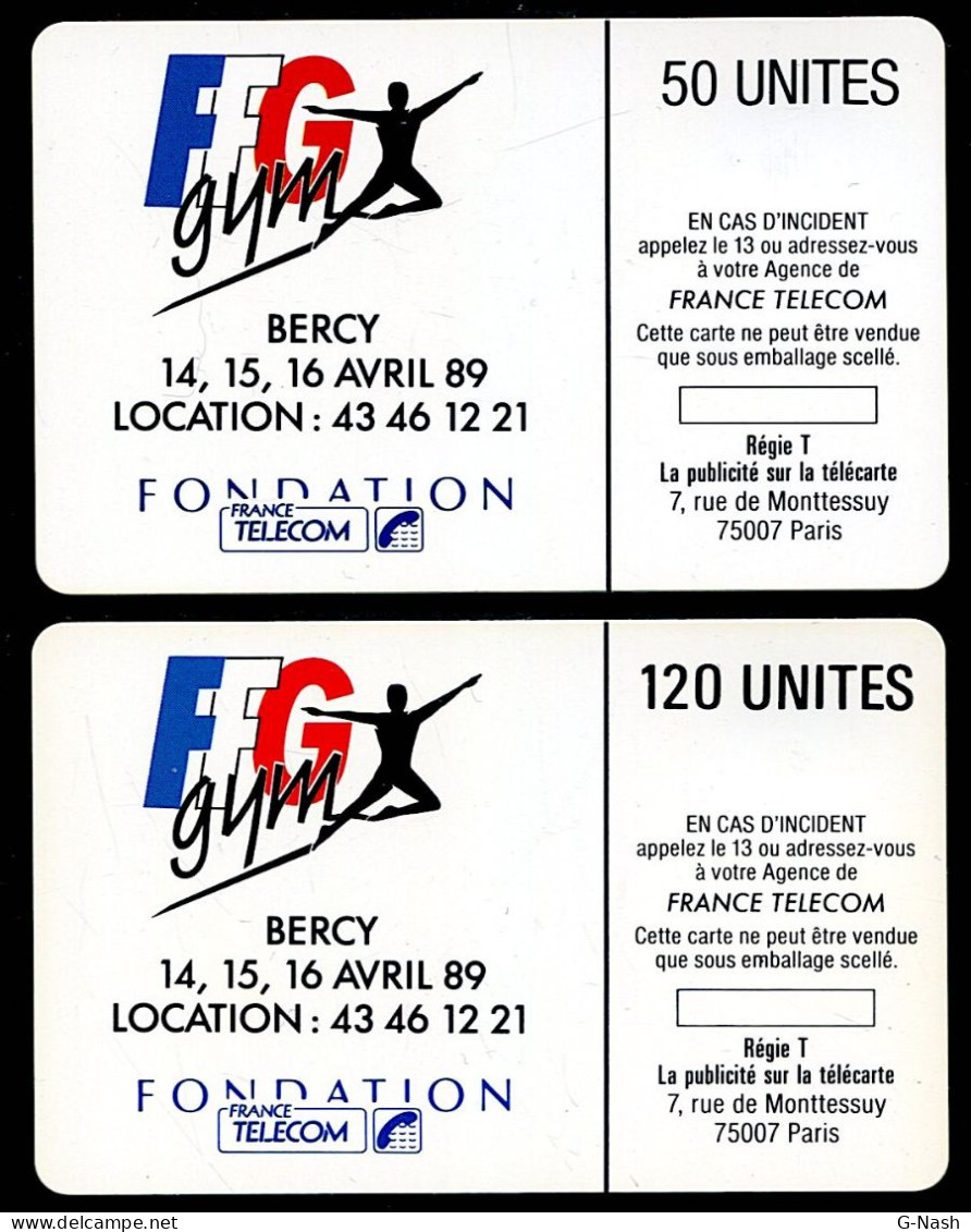 F65 - F66 - Télécartes Bercy 1 - Hommes 50 Et 120u - 1987